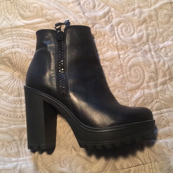 platform booties steve madden